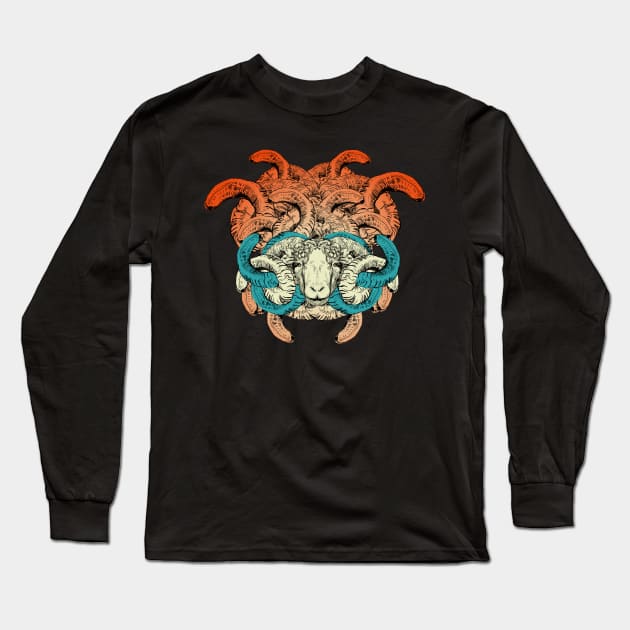 Khnum Long Sleeve T-Shirt by fakeface